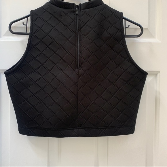 All Black Kappa Crop Top (L) - Picture 3 of 6